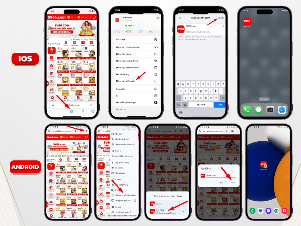 App SV66 và hàng loạt những ưu điểm nổi bật