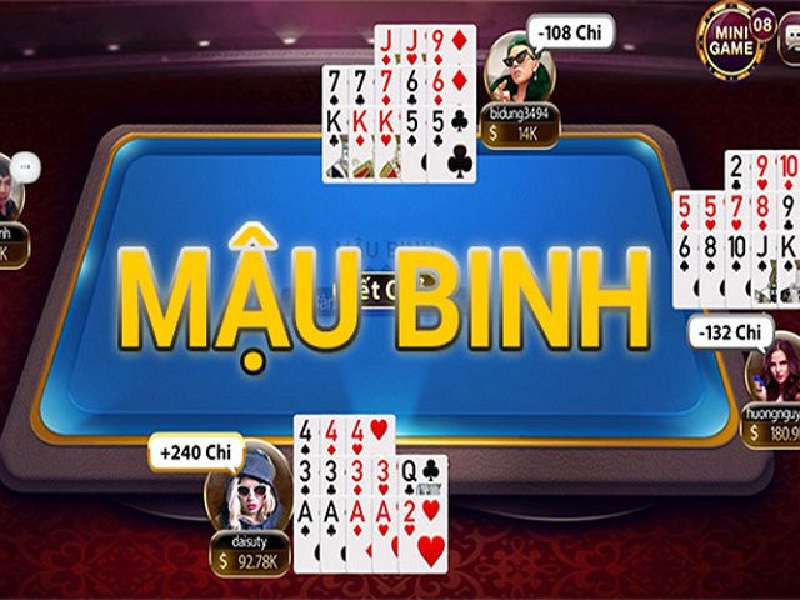 Game đánh bài đổi tiền thật trên điện thoại đáng chơi nhất Việt Nam 8 Game bài Mậu Binh – Game bài được yêu thích hàng đầu hiện nay